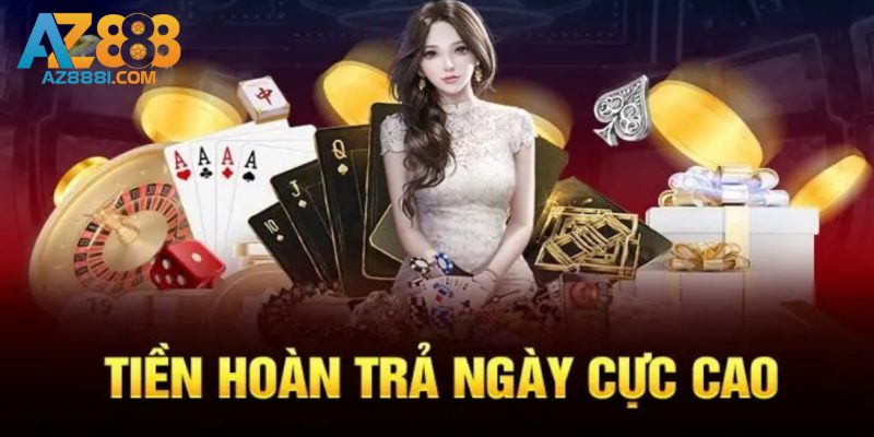 Liệt kê cấp bậc hoàn trả từ nhà cái AZ888
